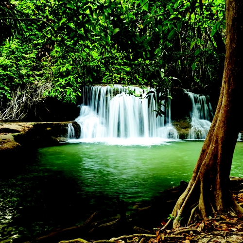 Kanchanaburi, Erawan-waterval