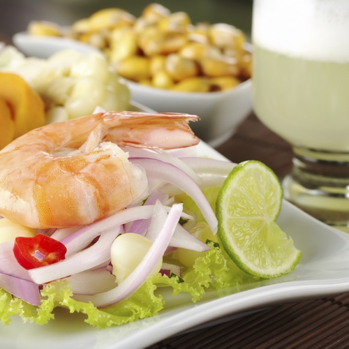 Lima, Ceviche en Pisco Sour