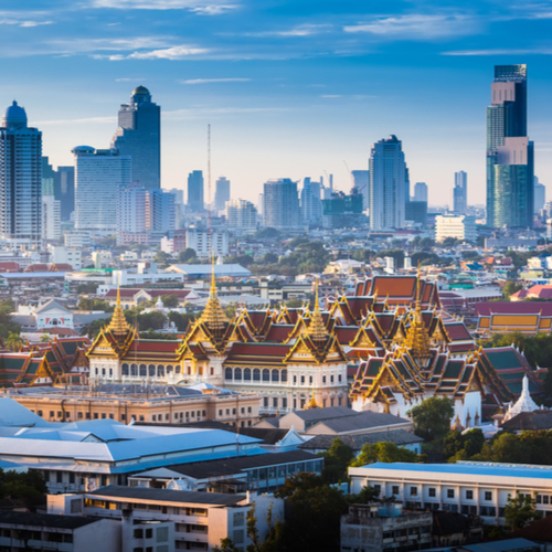 Skyline van Bangkok