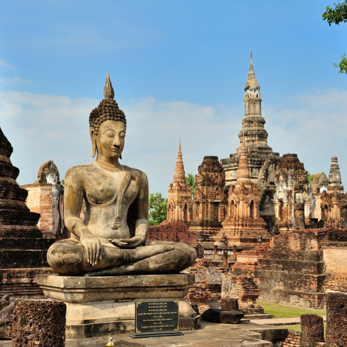 De historische stad Sukothai