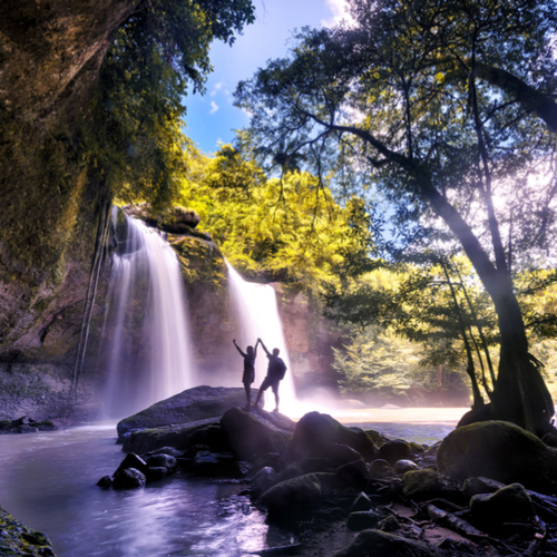 Waterval in Khao Yai Nationaal Park