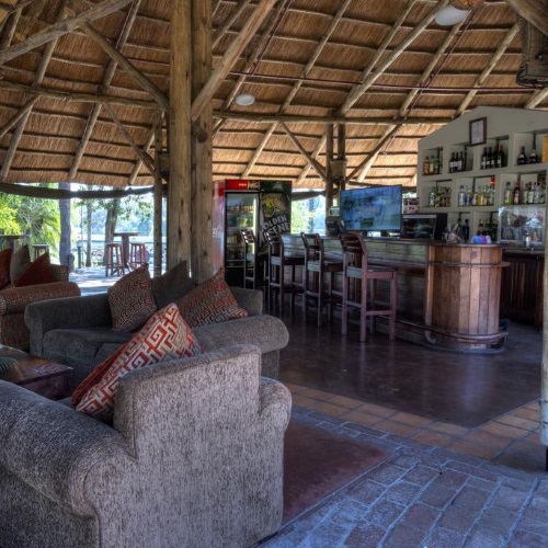 A'Zambezi River Lodge, lobby