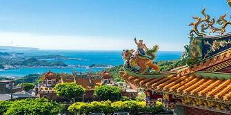 Taiwan tempel Jiufen