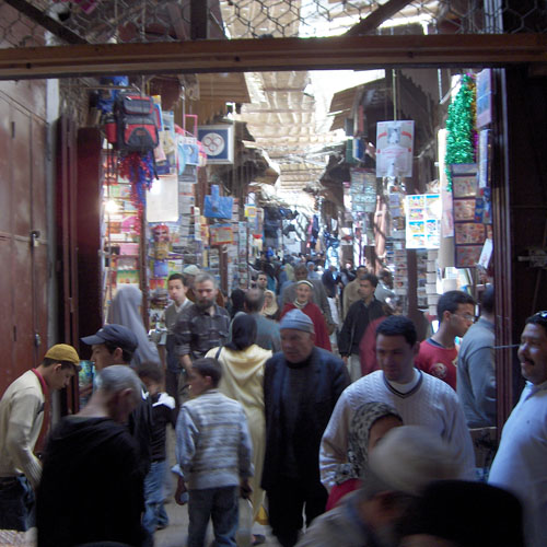 Souk Fès Marokko