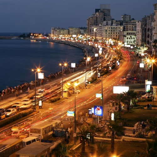 Alexandrië by night