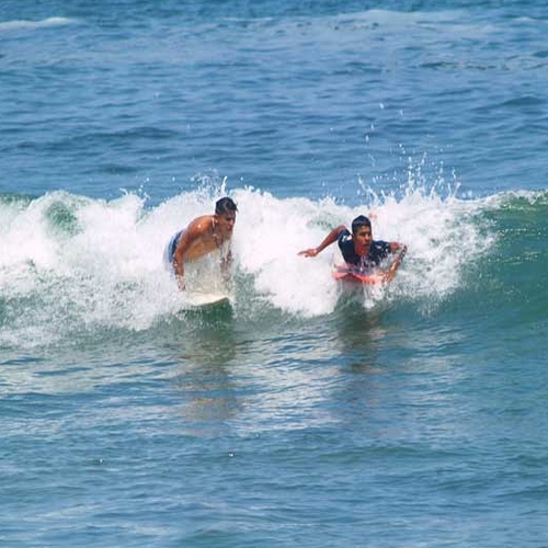 Surfers in Dominical