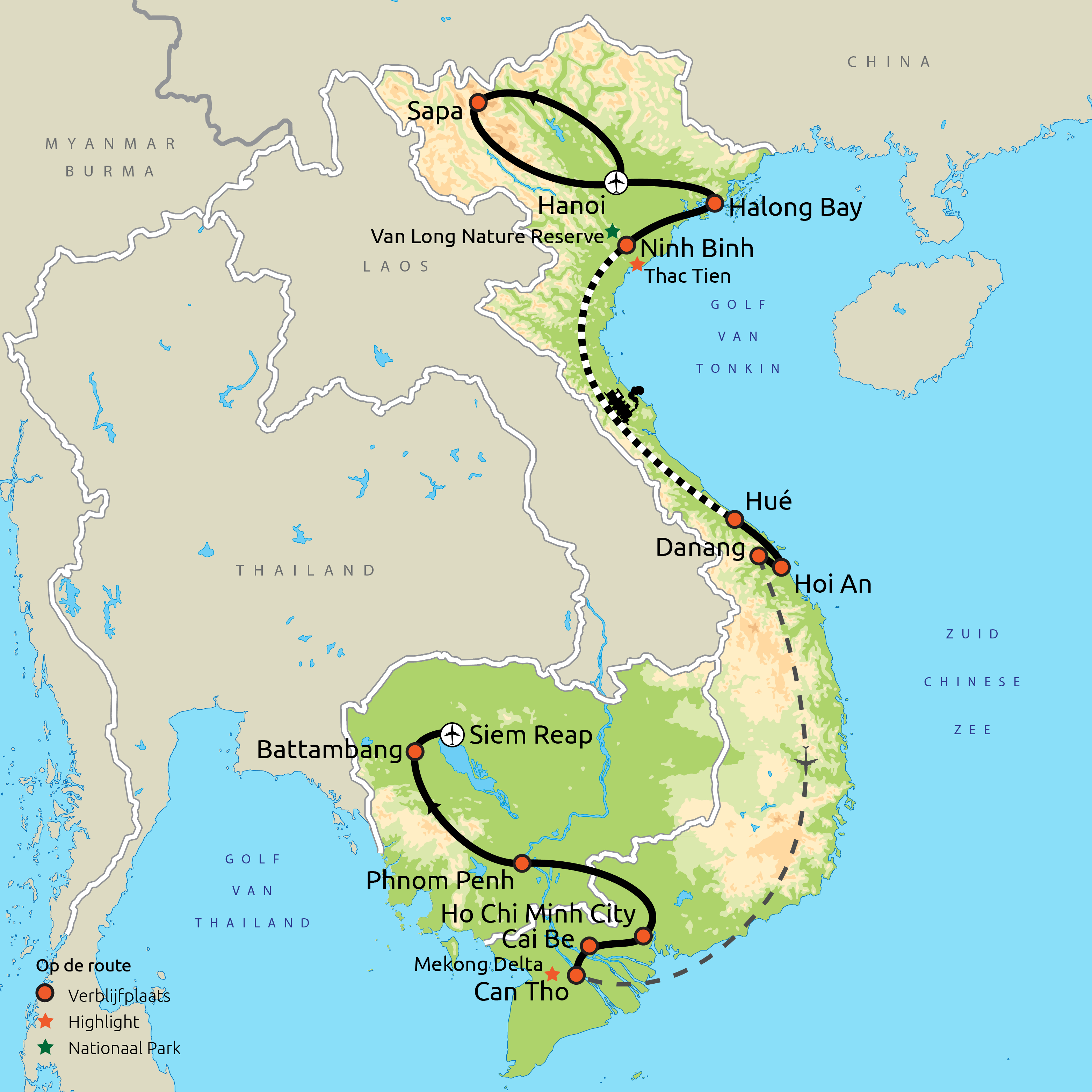 Vietnam & Cambodja Compleet incl. Sapa