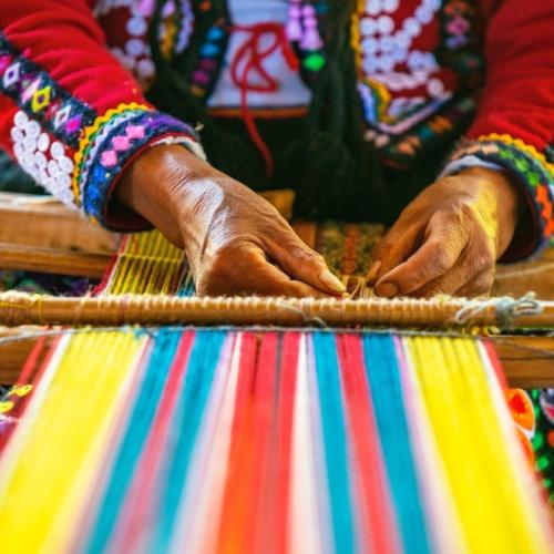 De lokale markt Pisac