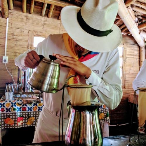 Colombiaanse barista