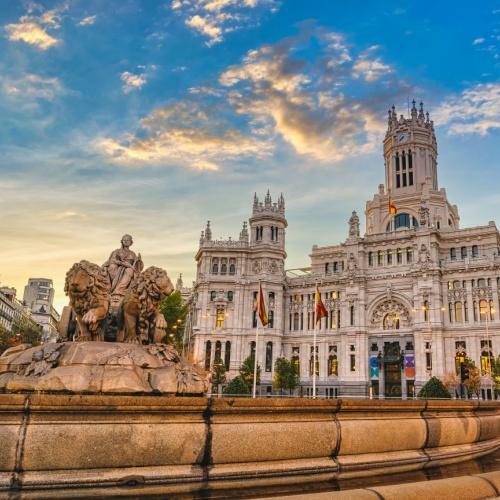 Plaza Cibeles in Madrid