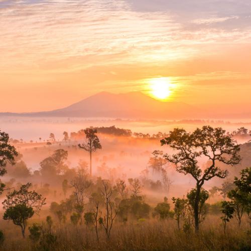 Uitzicht over Khao Yai National Park