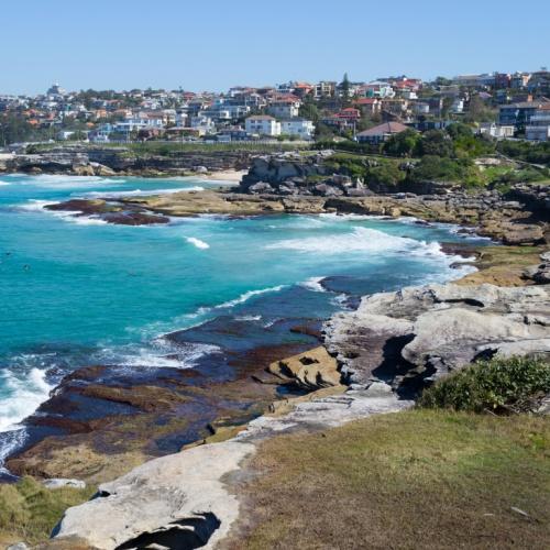 Uitzicht tijdens Bondi to Coogee wandeling