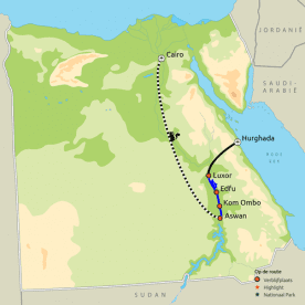 Routekaart Beste van Egypte