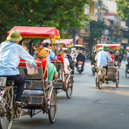 Riksja in Hanoi