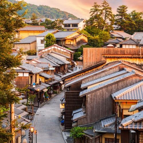 De oude keizerlijke hoofdstad Kyoto