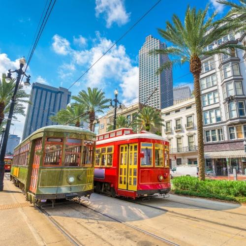 Historische trams, New Orleans