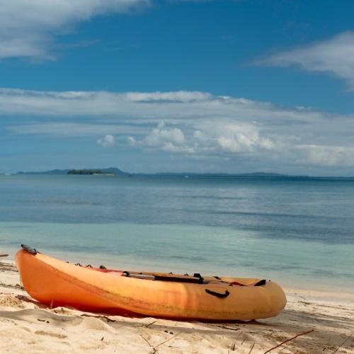 Kayak bij Bocas del Toro