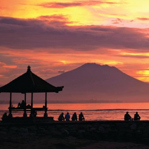 Uitzicht vanuit Sanur