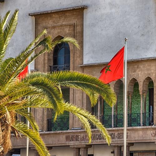 Marokkaanse vlag, Casablanca plein