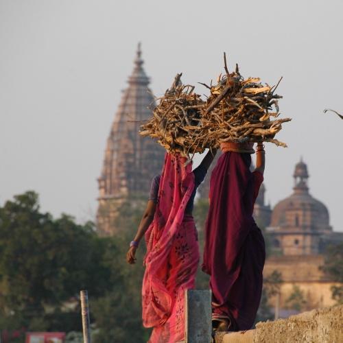 Orchha, locals