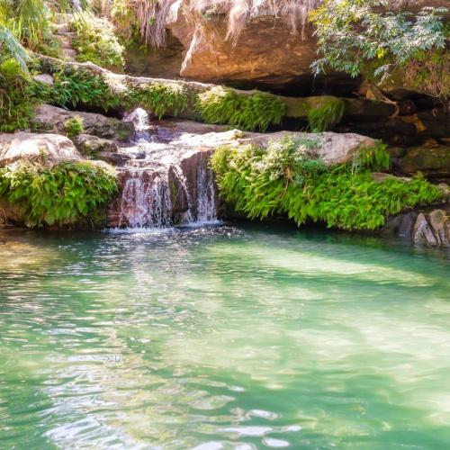 Waterval in Isalo Nationaal Park