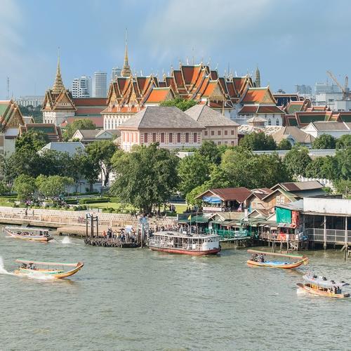 Chao Phraya Rivier in Bangkok 