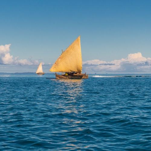 Zeilboot in Morondava