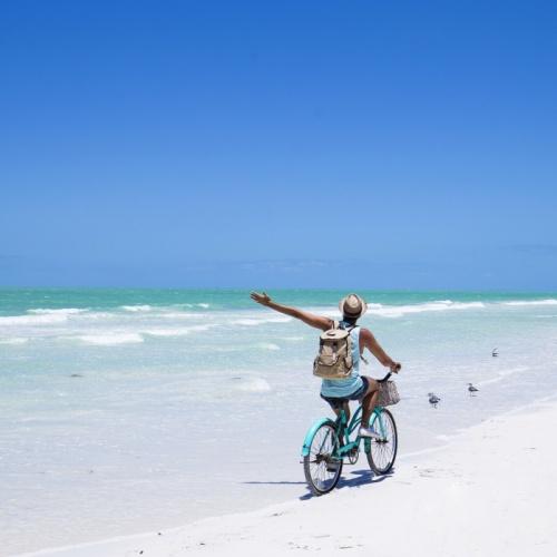 Op de fiets Holbox ontdekken