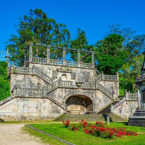 Alameda park in Santiago de Compostela