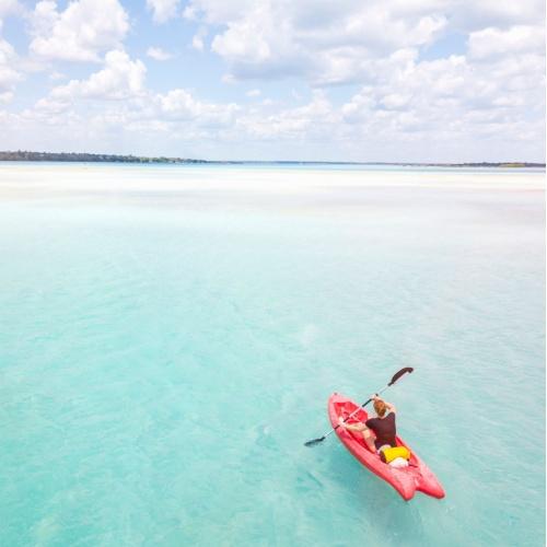 Bacalar, kajak