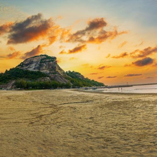 Hua Hin bij zonsondergang