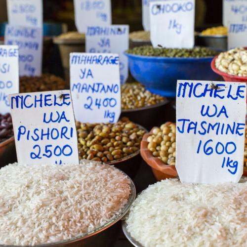 'Food Market' op Zanzibar