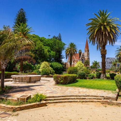 De Parliament Gardens in Windhoek