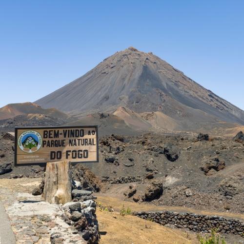 Entree Pico do Fogo Nationaal park 