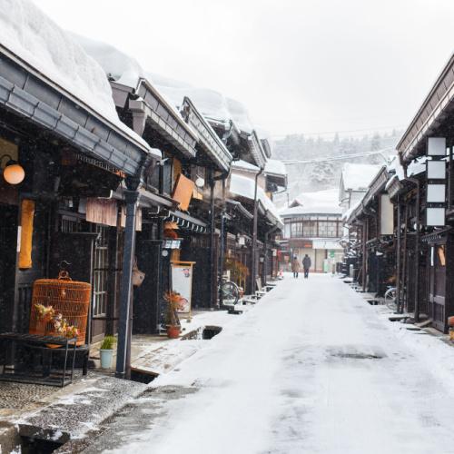 De oude straten van Takayama