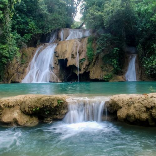 Guacamayas, waterval