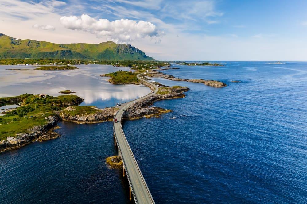 Atlantic Ocean Road Noorwegen