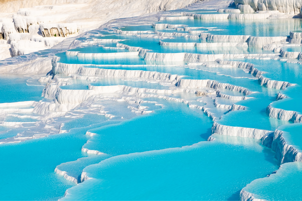 Bezoek aan Pamukkale tijdens groepsreis Hoogtepunten van Turkije