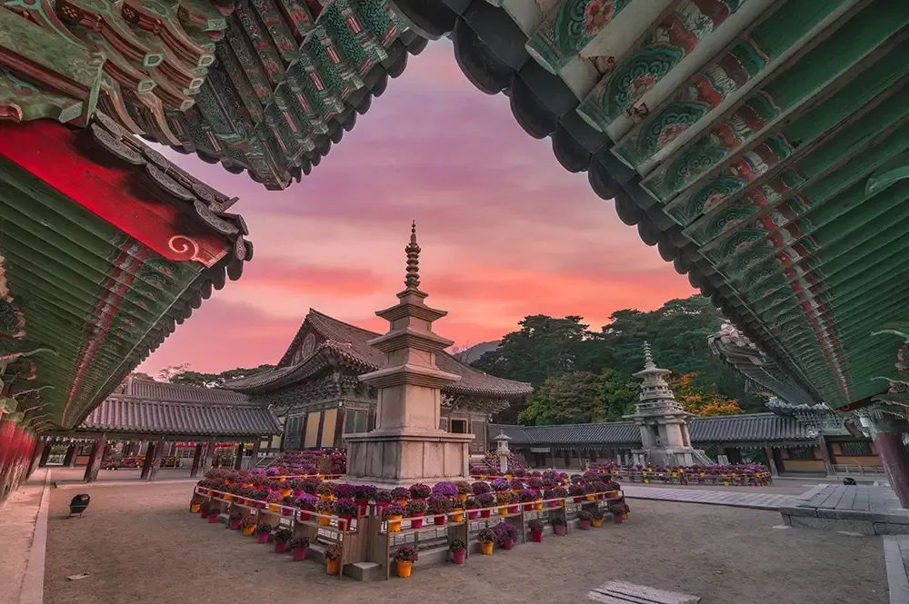 Bulguks boeddhistische tempel in Gyeongju