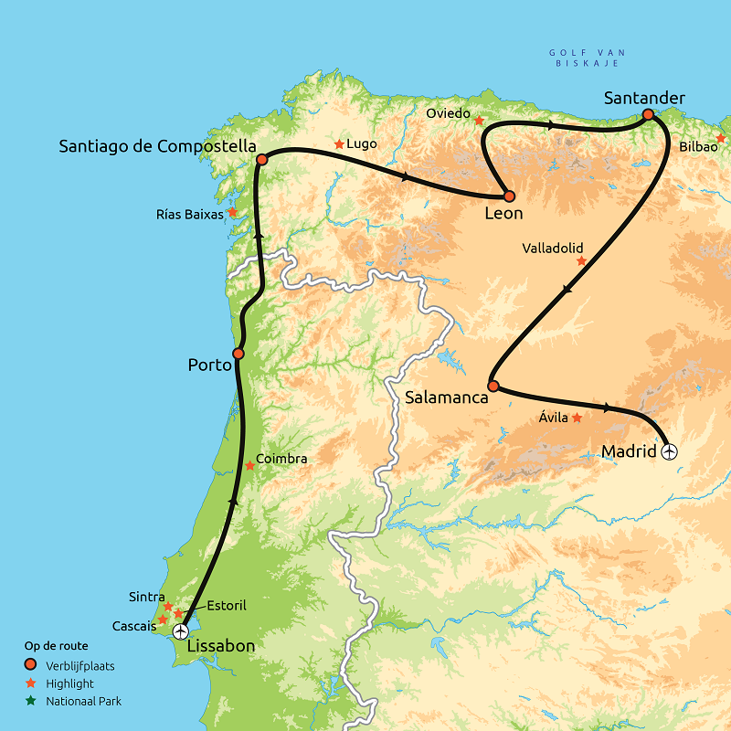 Portugal & Spanje