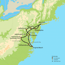 Historische Hoogtepunten van Amerika’s Oostkust